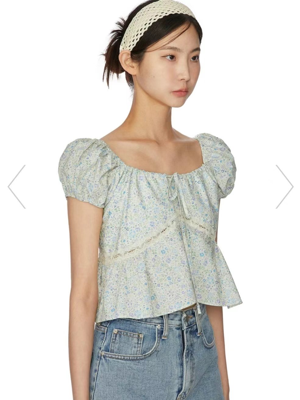 YOU ARE BEAUTIFUL東大門直郵女裝新品人氣時尚襯衫蕾絲衫YOU ARE BEAUTIFUL襯衫/蕾絲衫
