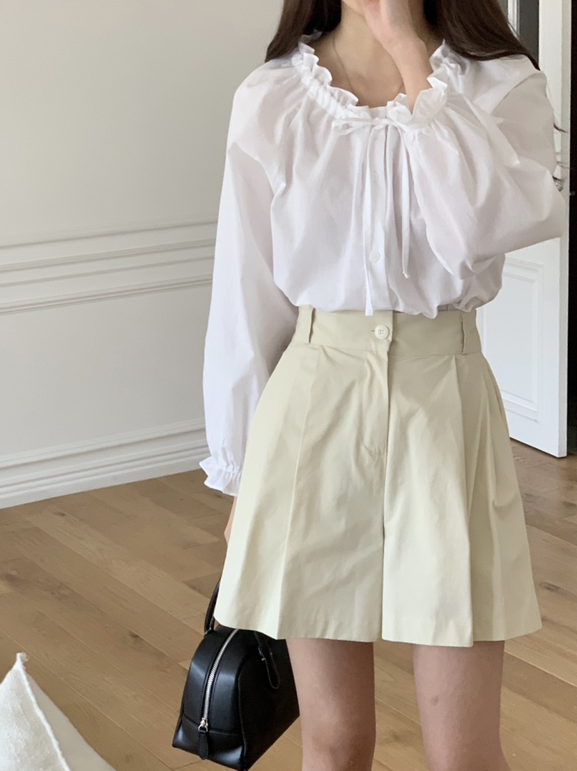 WOOD東大門代購女士新品人氣時尚休閑真品熱賣推薦襯衫蕾絲衫WOOD襯衫/蕾絲衫