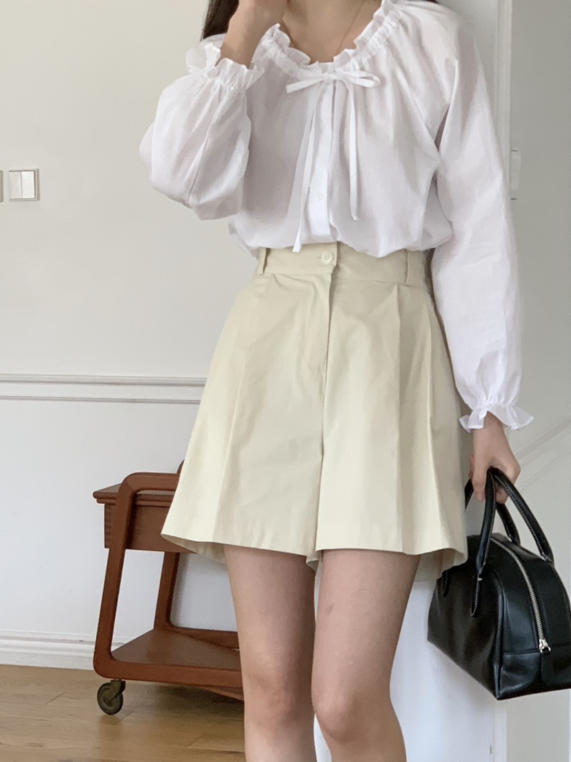 WOOD東大門代購女士新品人氣時尚休閑真品熱賣推薦襯衫蕾絲衫WOOD襯衫/蕾絲衫