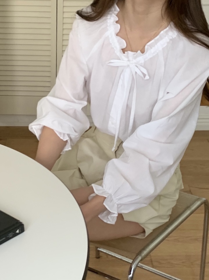 WOOD東大門代購女士新品人氣時尚休閑真品熱賣推薦襯衫蕾絲衫WOOD襯衫/蕾絲衫
