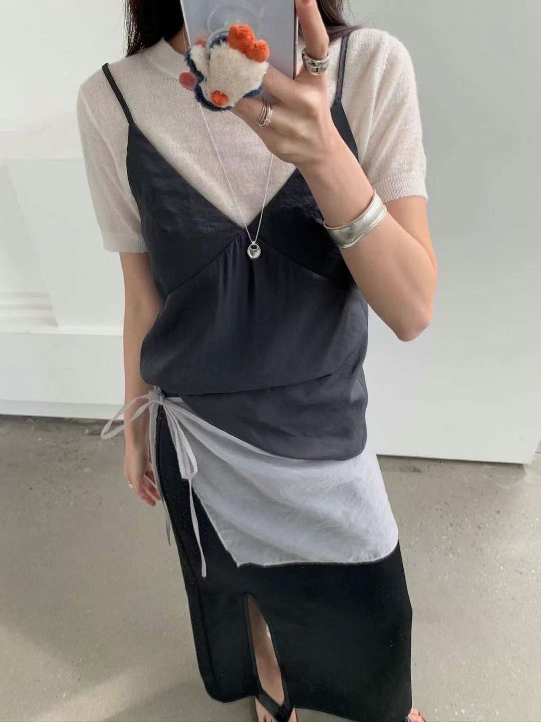 THENEEDS東大門直郵女裝新款熱賣推薦25春夏真品人氣吊帶背心THENEEDS吊帶/背心