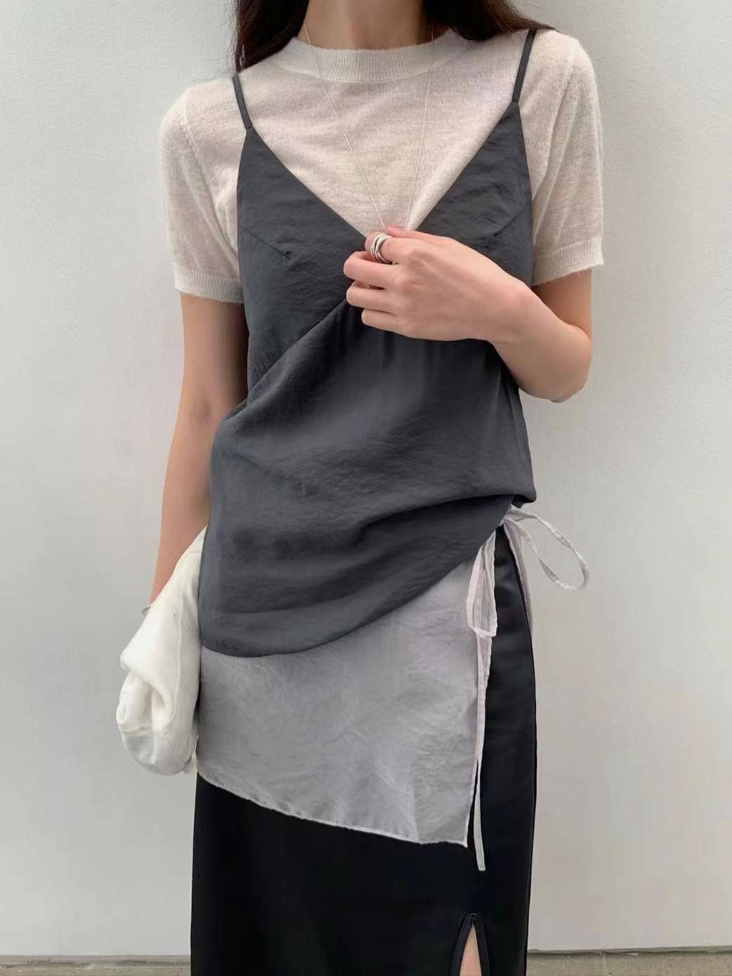 THENEEDS東大門直郵女裝新款熱賣推薦25春夏真品人氣吊帶背心THENEEDS吊帶/背心