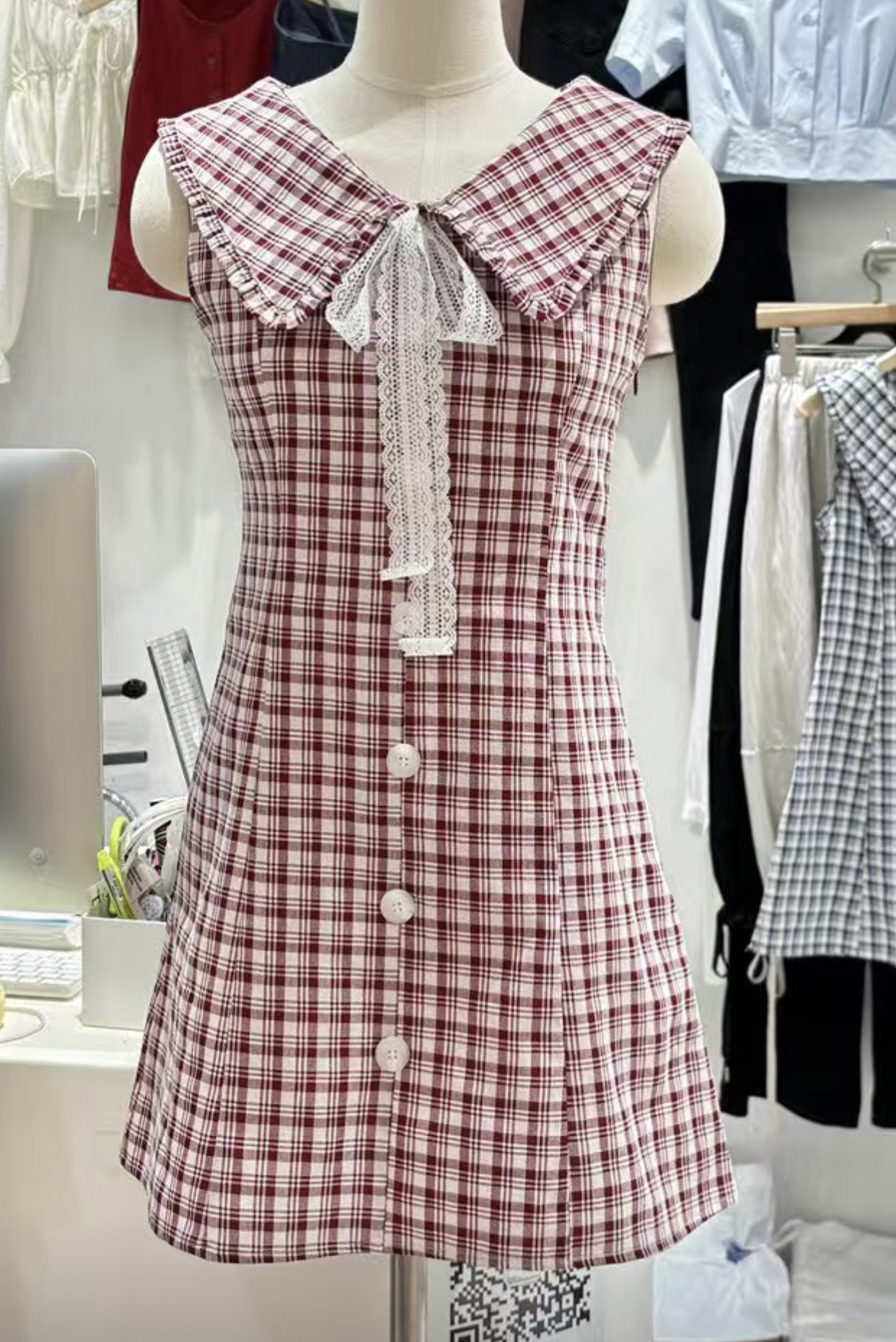 PLEASE韓國直郵女裝新款時尚推薦熱賣25春夏職業真品連衣裙PLEASE連衣裙