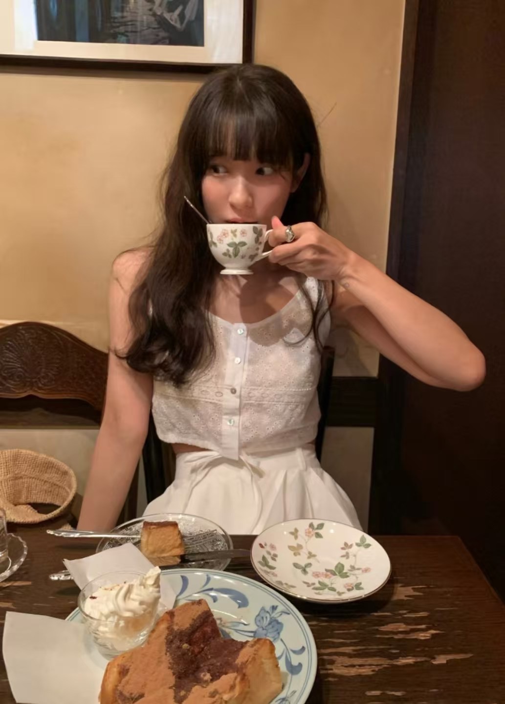 PLEASE韓國代購女士新品推薦熱賣人氣25春夏時尚職業吊帶背心PLEASE吊帶/背心
