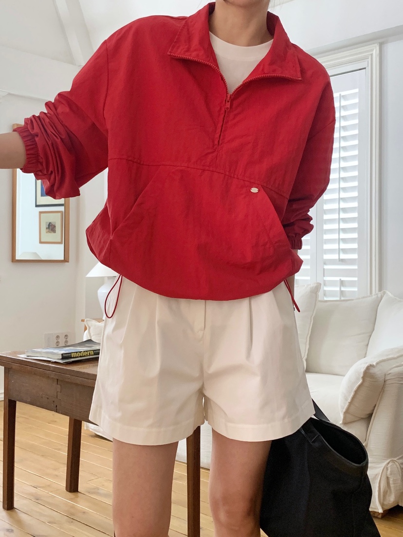 WOOD東大門實拍女裝新品休閑推薦時尚真品25春夏夾克連帽衫WOOD夾克
