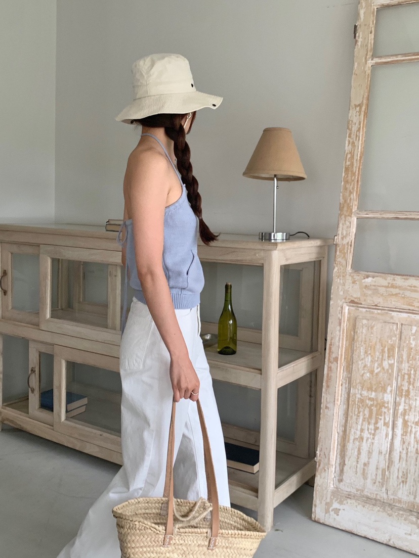 WOOD韓國直郵女裝新品休閑25春夏人氣推薦職業時尚吊帶背心WOOD吊帶/背心