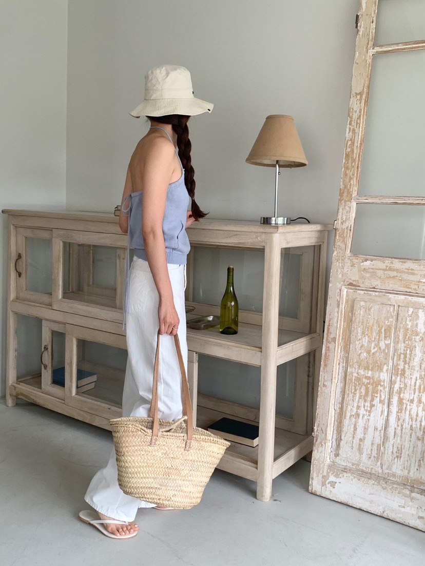 WOOD韓國直郵女裝新品休閑25春夏人氣推薦職業時尚吊帶背心WOOD吊帶/背心