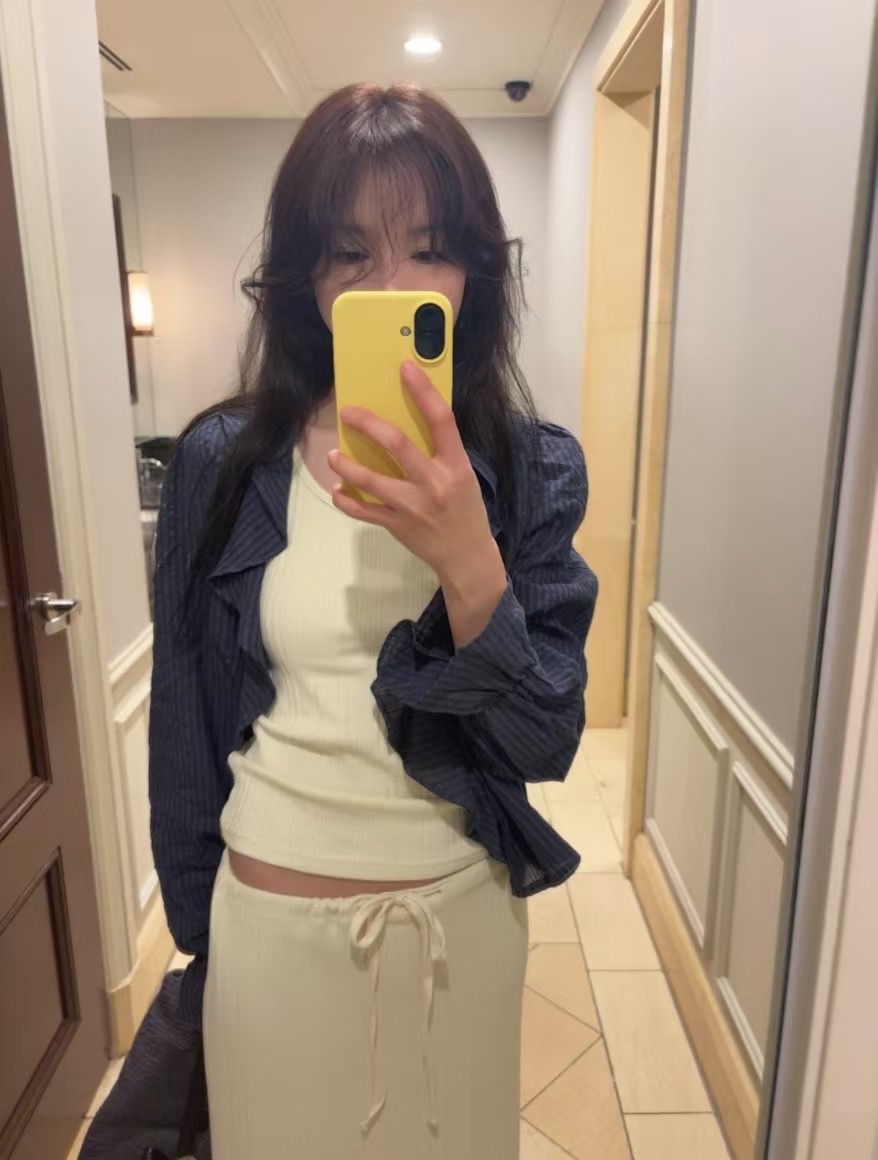 ROOOF東大門直郵女士新品25春夏熱賣休閑人氣襯衫蕾絲衫荷葉邊ROOOF襯衫/蕾絲衫