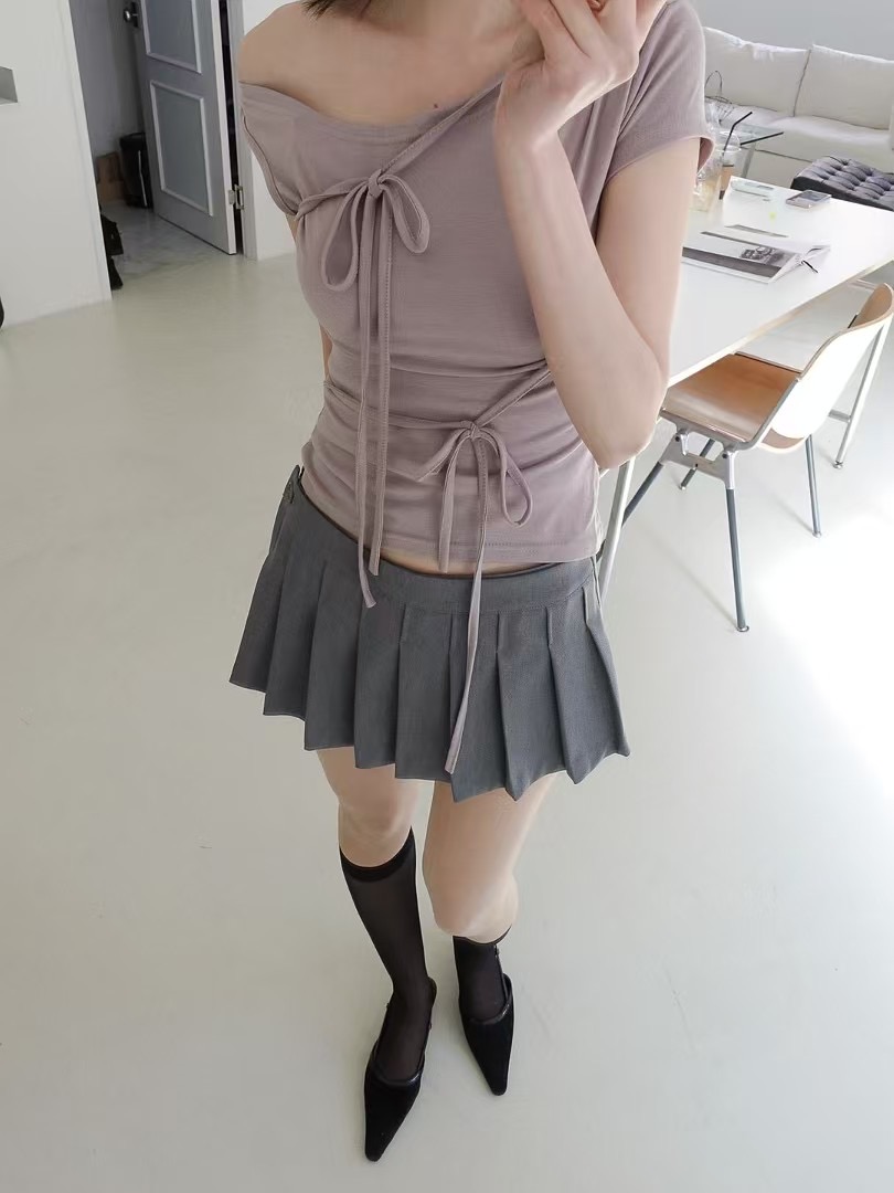 ROOOF東大門直郵女裝新品熱賣25春夏時尚職業休閑人氣推薦短裙ROOOF短裙