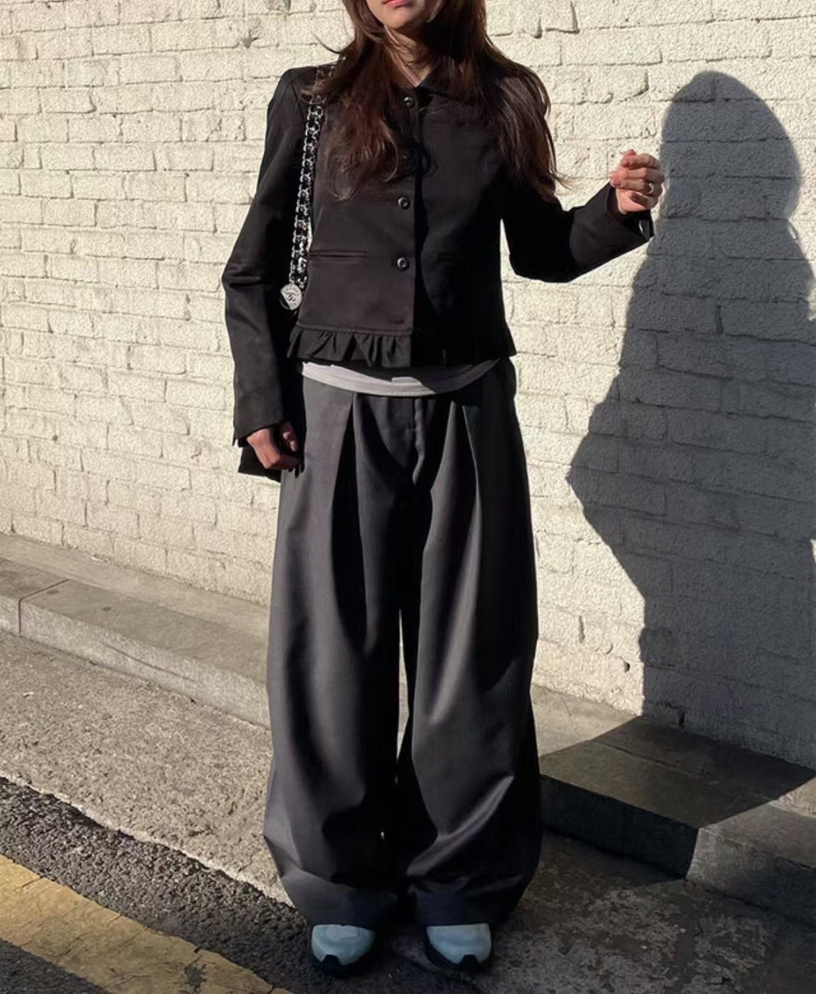 ROOOF東大門直郵女士新品推薦職業人氣25春夏真品時尚休閑褲ROOOF休閑褲