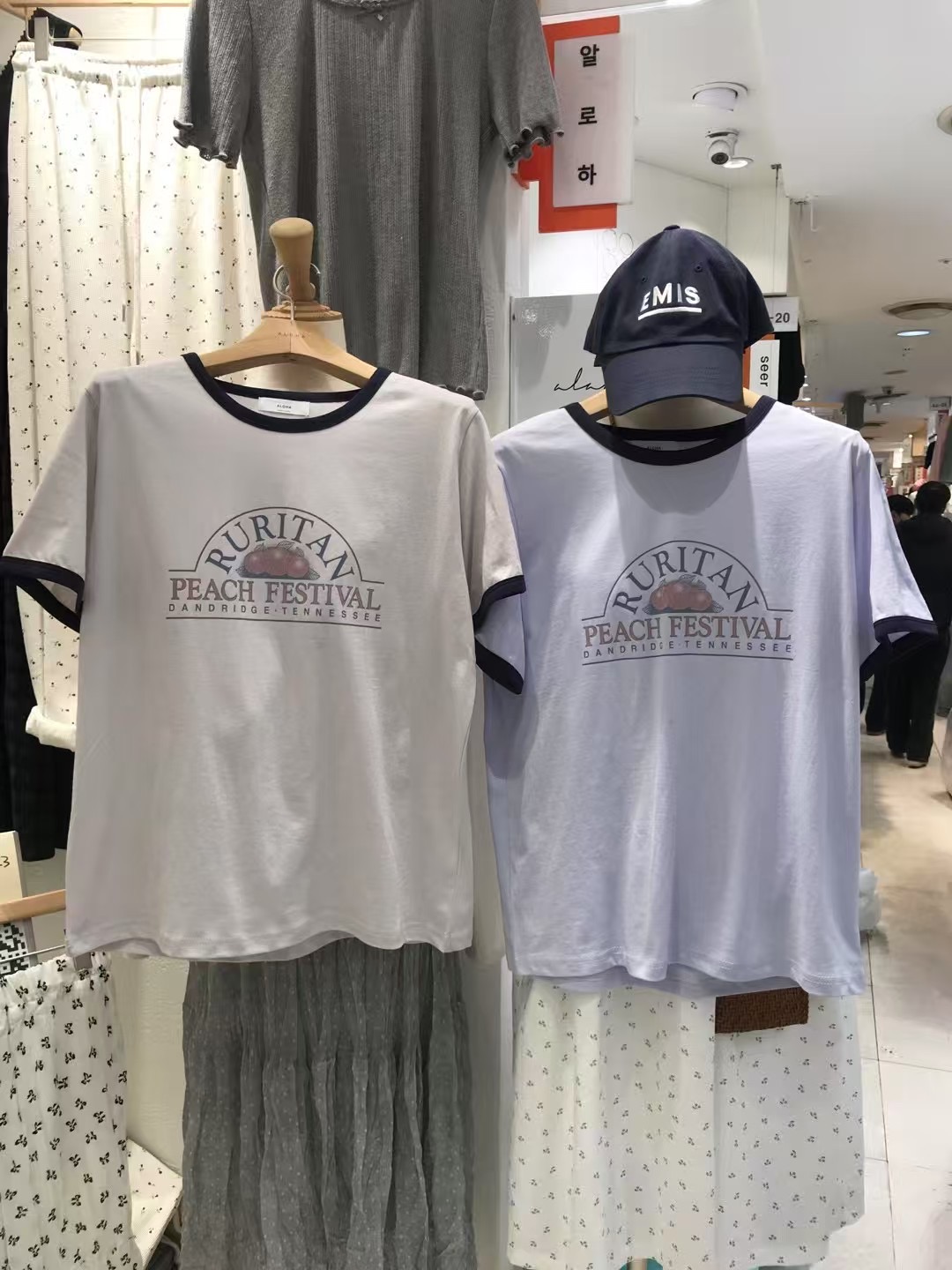 ALOHA-OT韓國直郵女裝新品休閑推薦真品25春夏人氣時尚T恤ALOHA-OTT恤