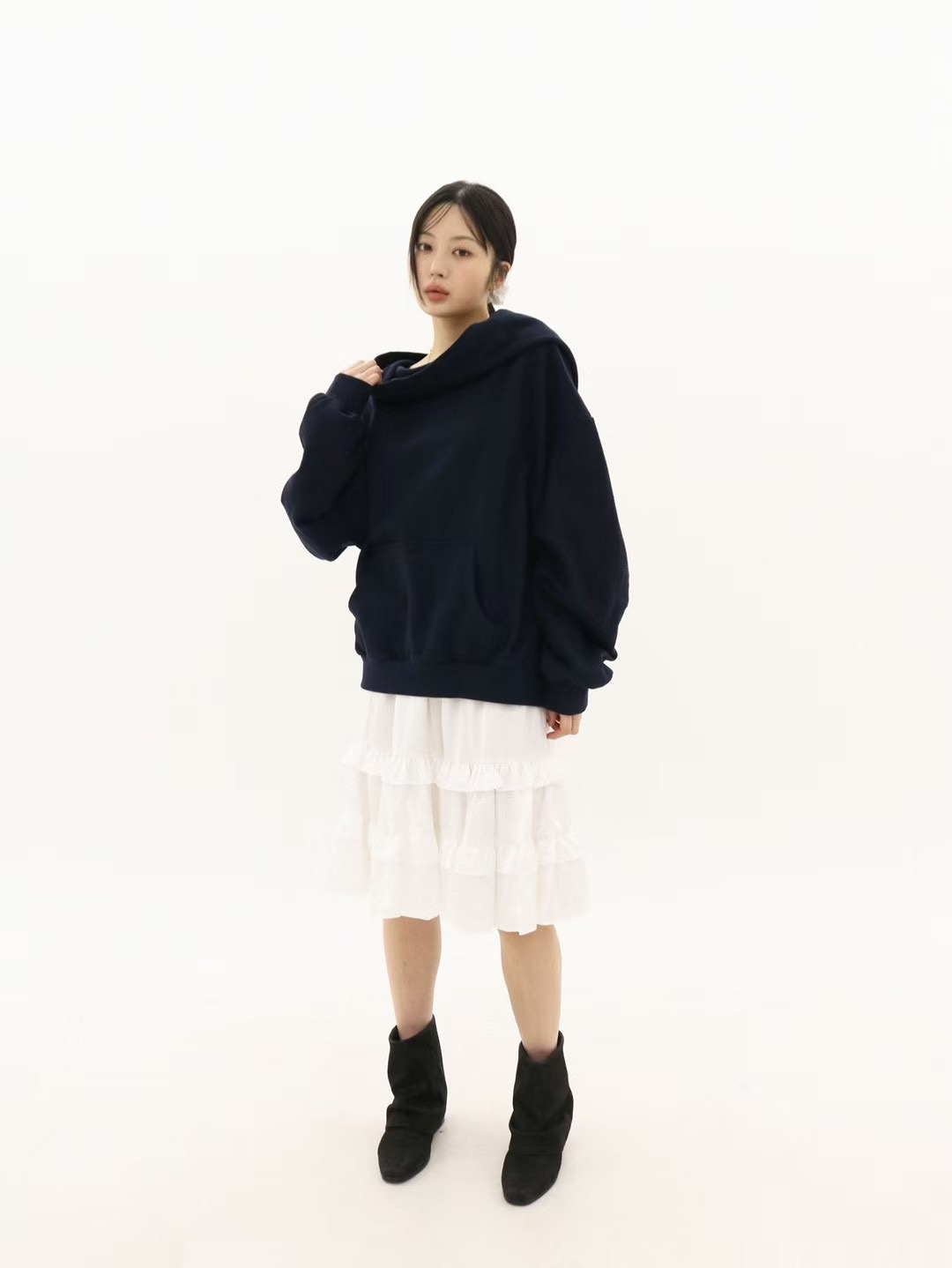 ROOOF東大門代購女裝新品職業熱賣時尚人氣25春夏衛衣連帽衫ROOOF衛衣