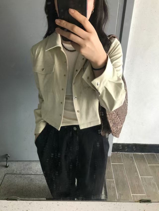 ROOOF韓國直郵女士新款推薦真品25春夏熱賣休閑人氣時尚夾克ROOOF夾克圖色1