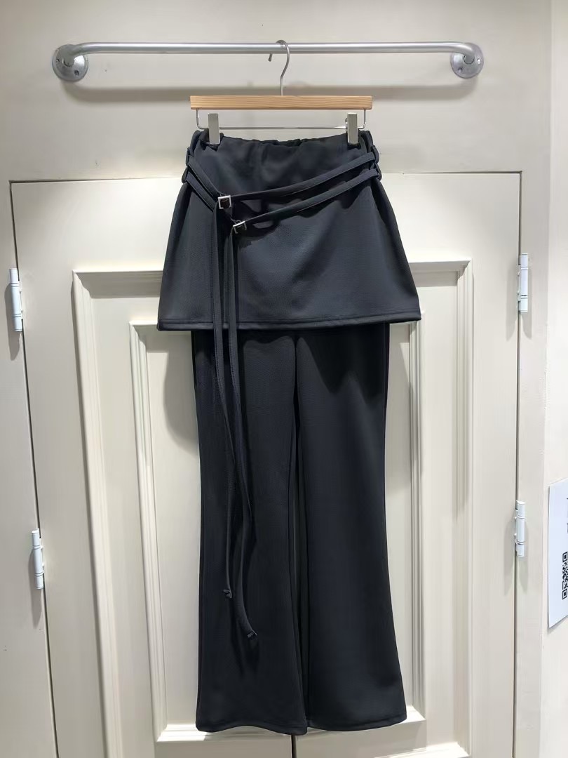 BYTEN韓國代購女裝新品時尚職業推薦真品25春夏休閑裙褲含腰帶BYTEN裙褲