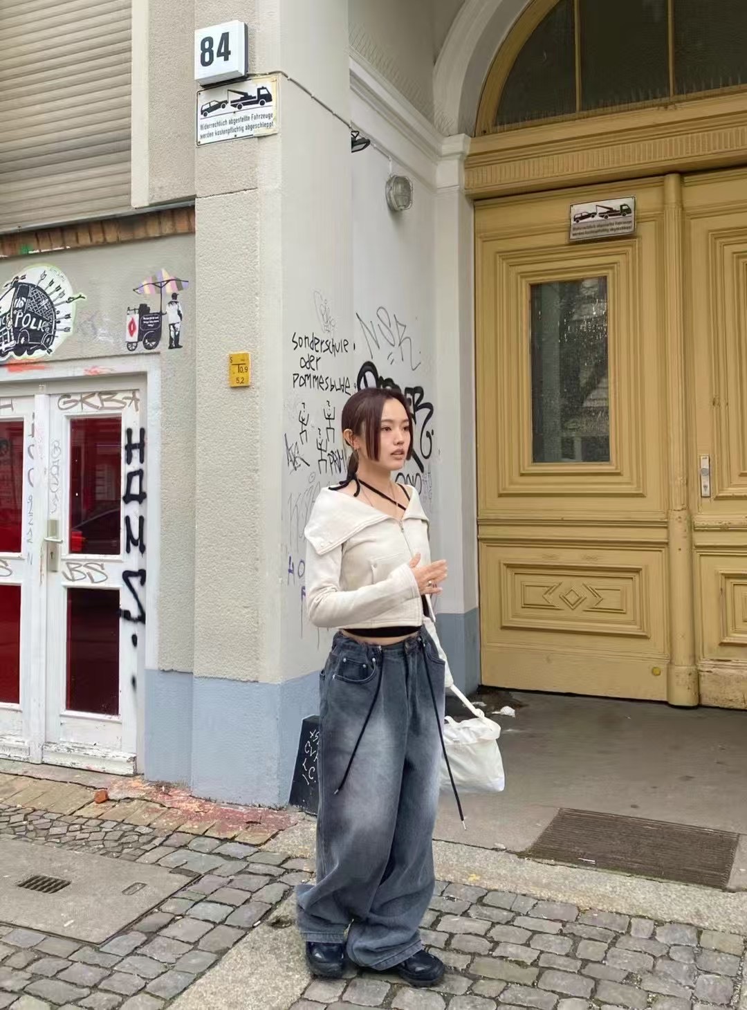 BYTEN東大門代購女士新款時尚熱賣休閑推薦25春夏人氣牛仔褲BYTEN牛仔褲