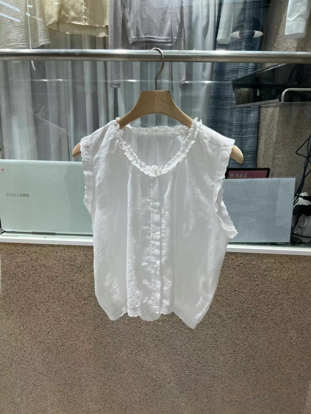 EDD東大門代購女士新品真品25春夏人氣熱賣推薦時尚襯衫蕾絲衫EDD襯衫/蕾絲衫圖色2