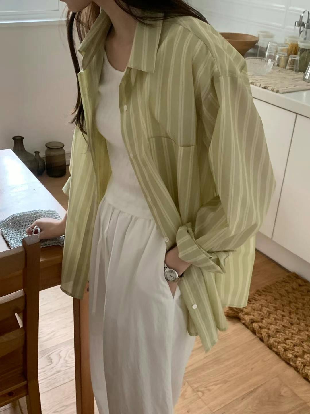 COME HERE韓國直郵女裝新款人氣時尚推薦休閑職業襯衫蕾絲衫COME HERE襯衫/蕾絲衫