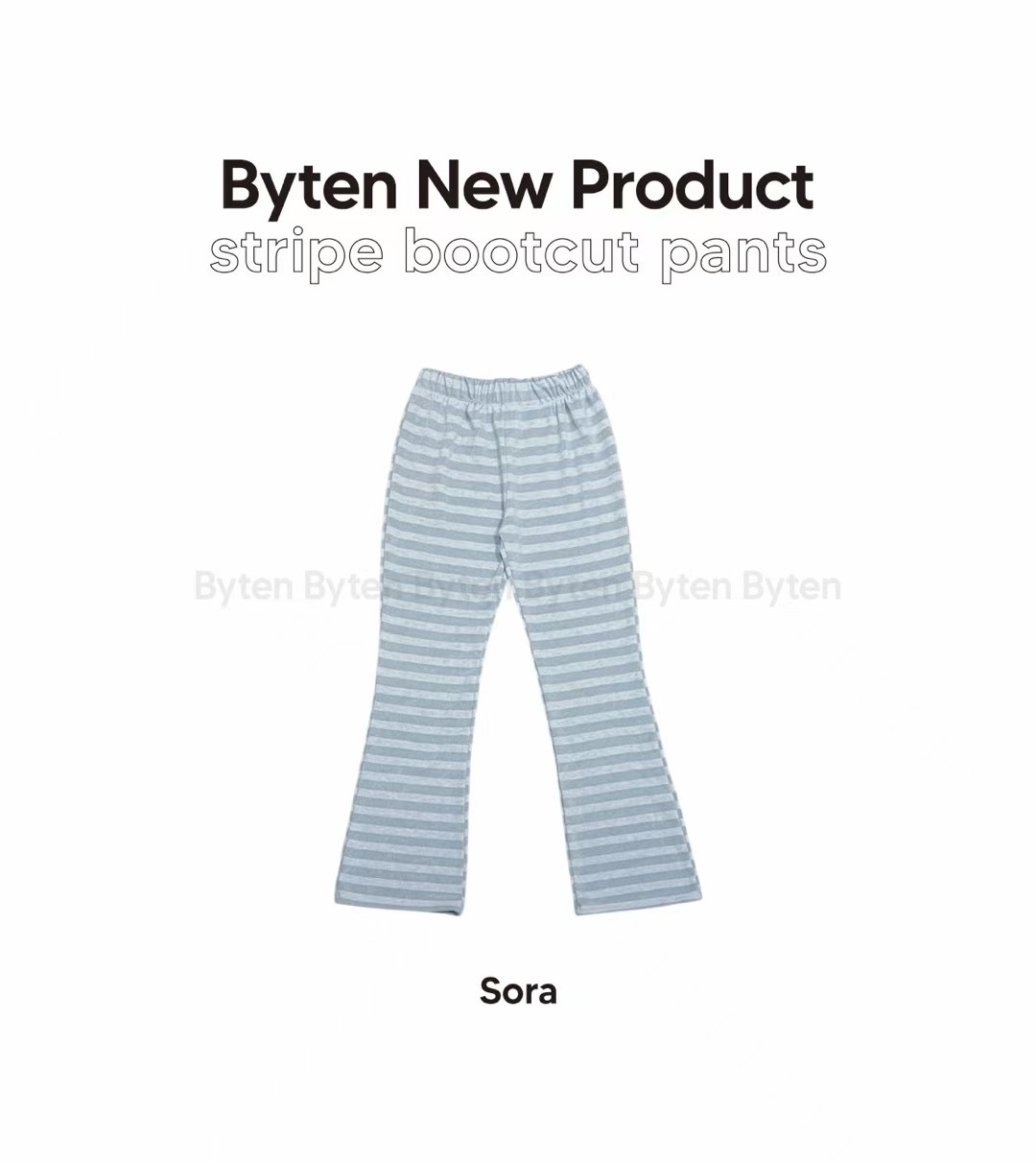 BYTEN韓國代購女裝新品真品休閑時尚熱賣職業人氣推薦休閑褲BYTEN休閑褲圖色1