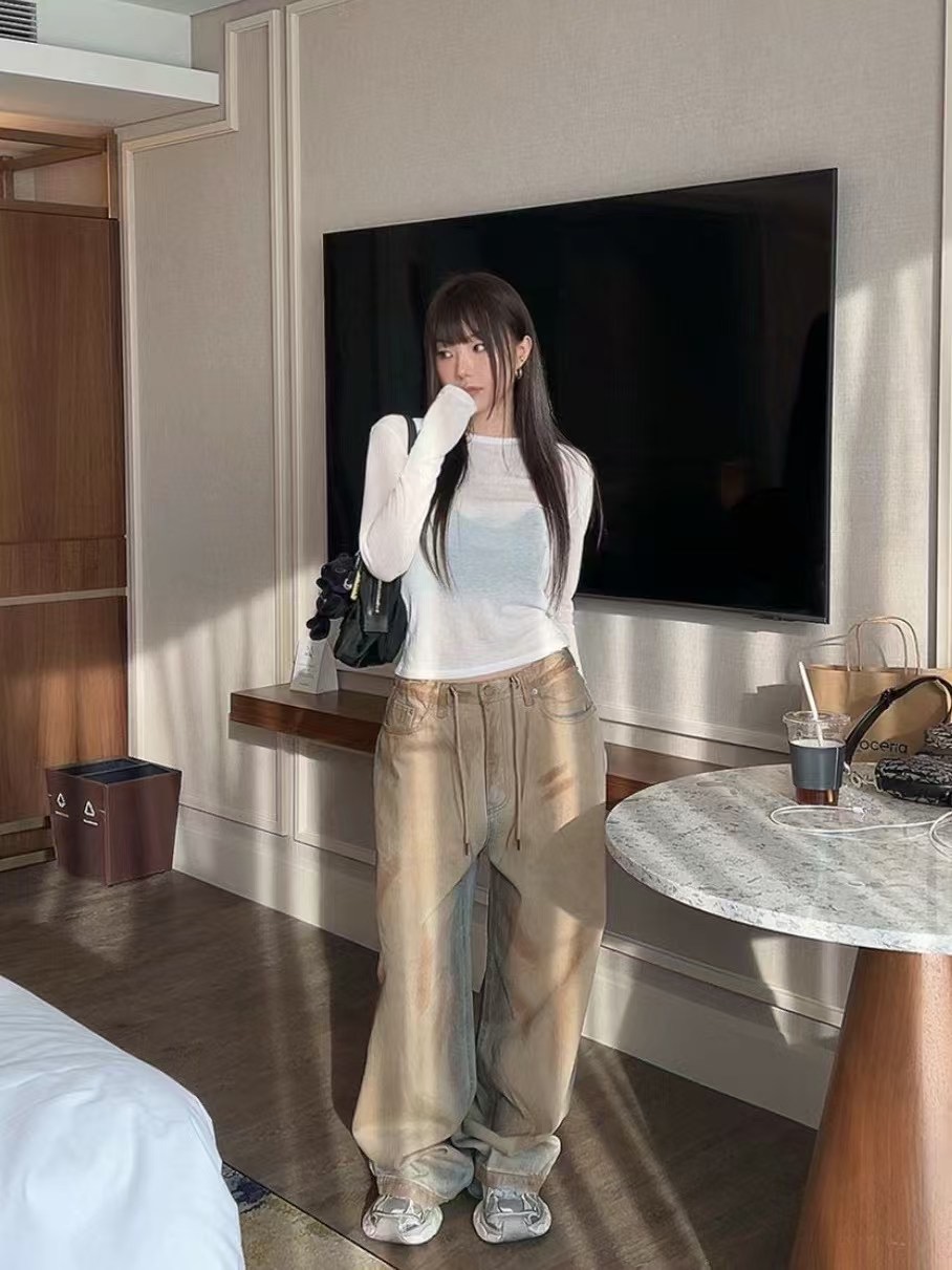 BYTEN韓國代購女士新款熱賣時尚推薦休閑職業真品25春夏休閑褲BYTEN休閑褲