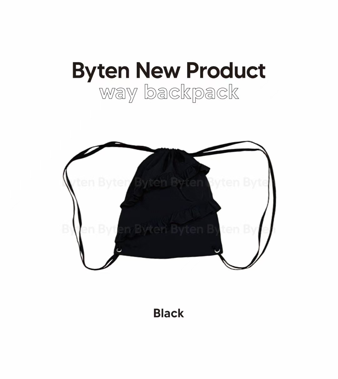 BYTEN東大門實拍女裝新品推薦職業休閑熱賣真品時尚雙肩背包BYTEN雙肩背包圖色3