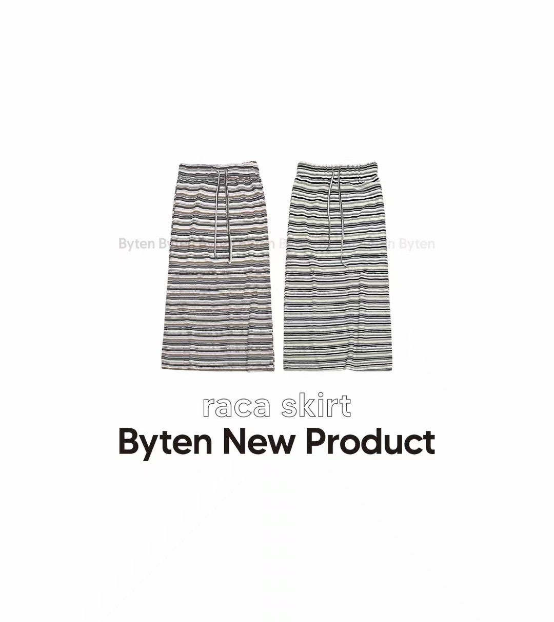 BYTEN東大門代購女士新品人氣推薦職業熱賣25春夏時尚休閑長裙BYTEN長裙