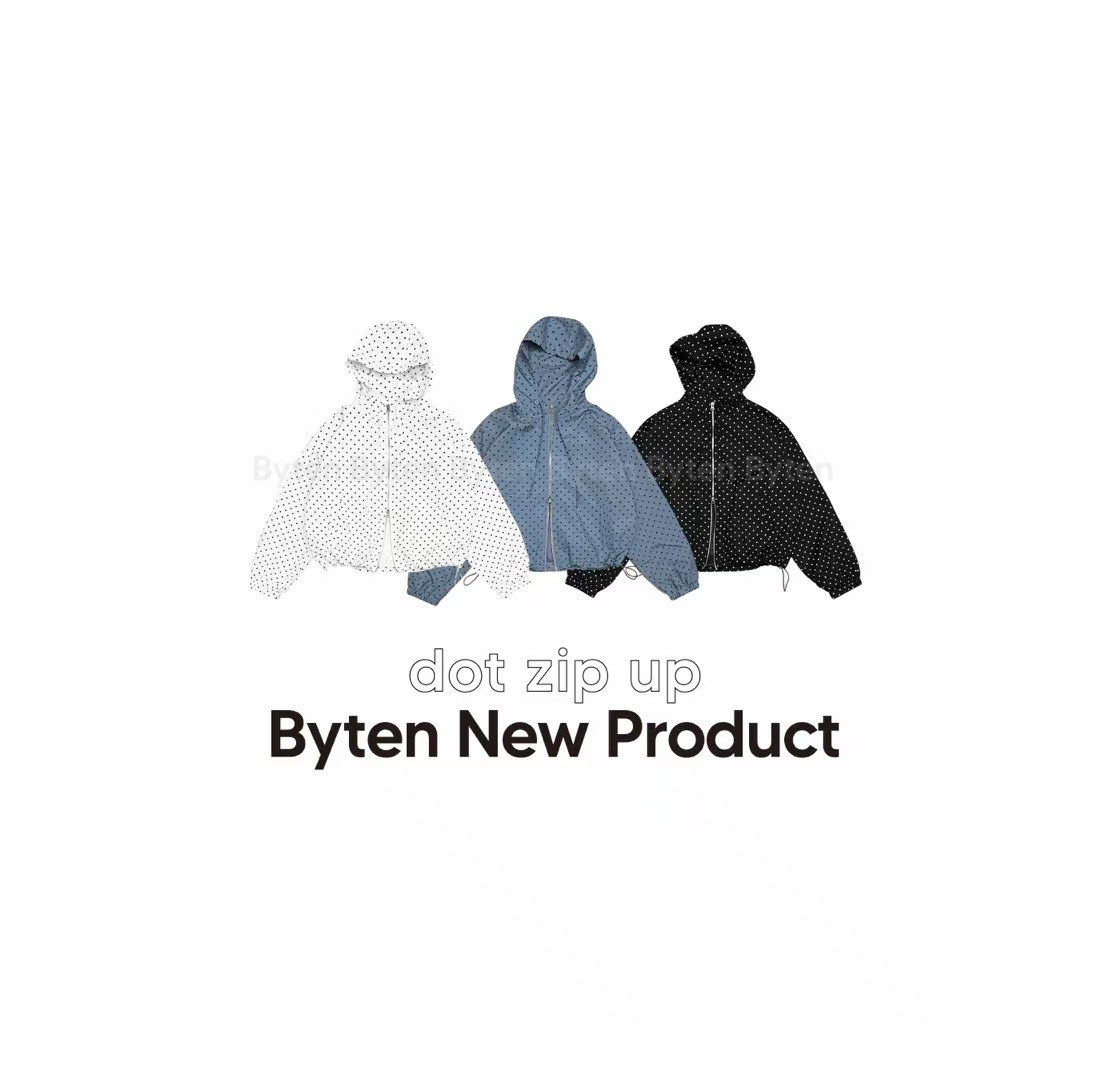 BYTEN東大門直郵女士新品熱賣真品25春夏職業時尚休閑夾克拉鏈BYTEN夾克