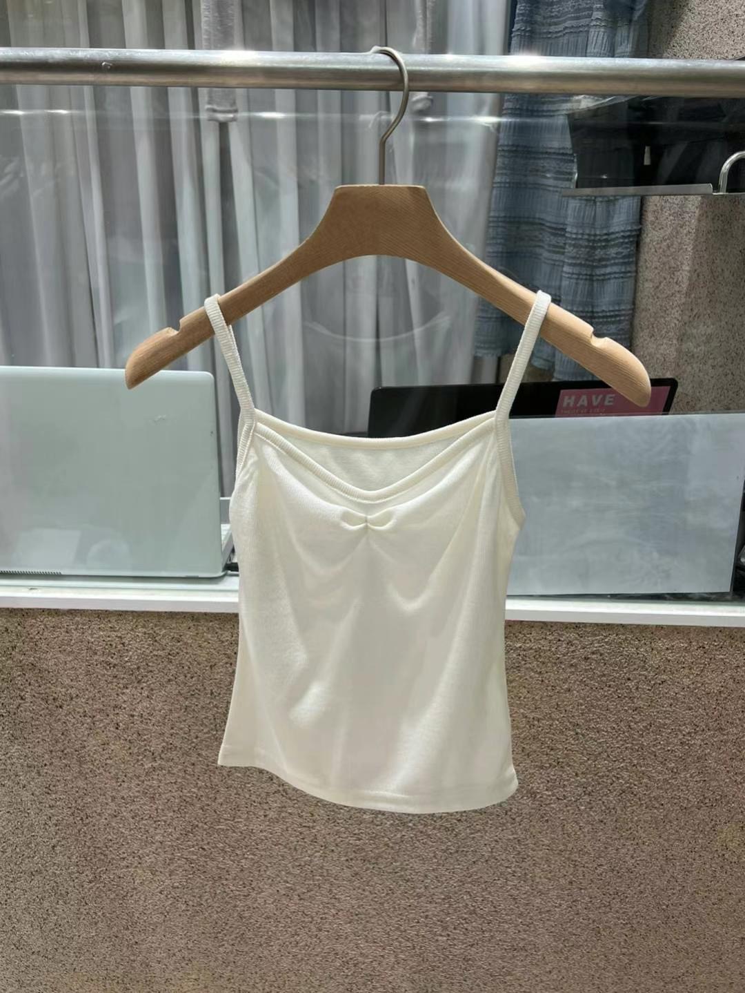 EDD東大門實拍女裝新品職業推薦人氣25春夏休閑熱賣吊帶背心EDD吊帶/背心