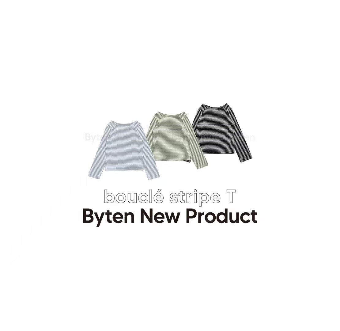 BYTEN東大門直郵女裝新品推薦時尚休閑職業熱賣人氣長袖T恤BYTEN長袖T恤