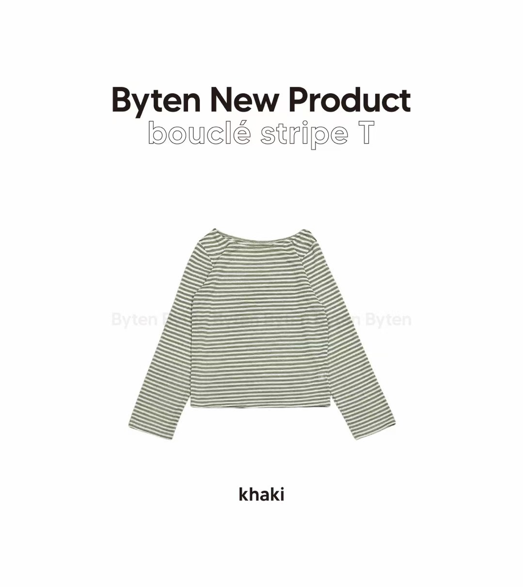 BYTEN東大門直郵女裝新品推薦時尚休閑職業熱賣人氣長袖T恤BYTEN長袖T恤圖色2