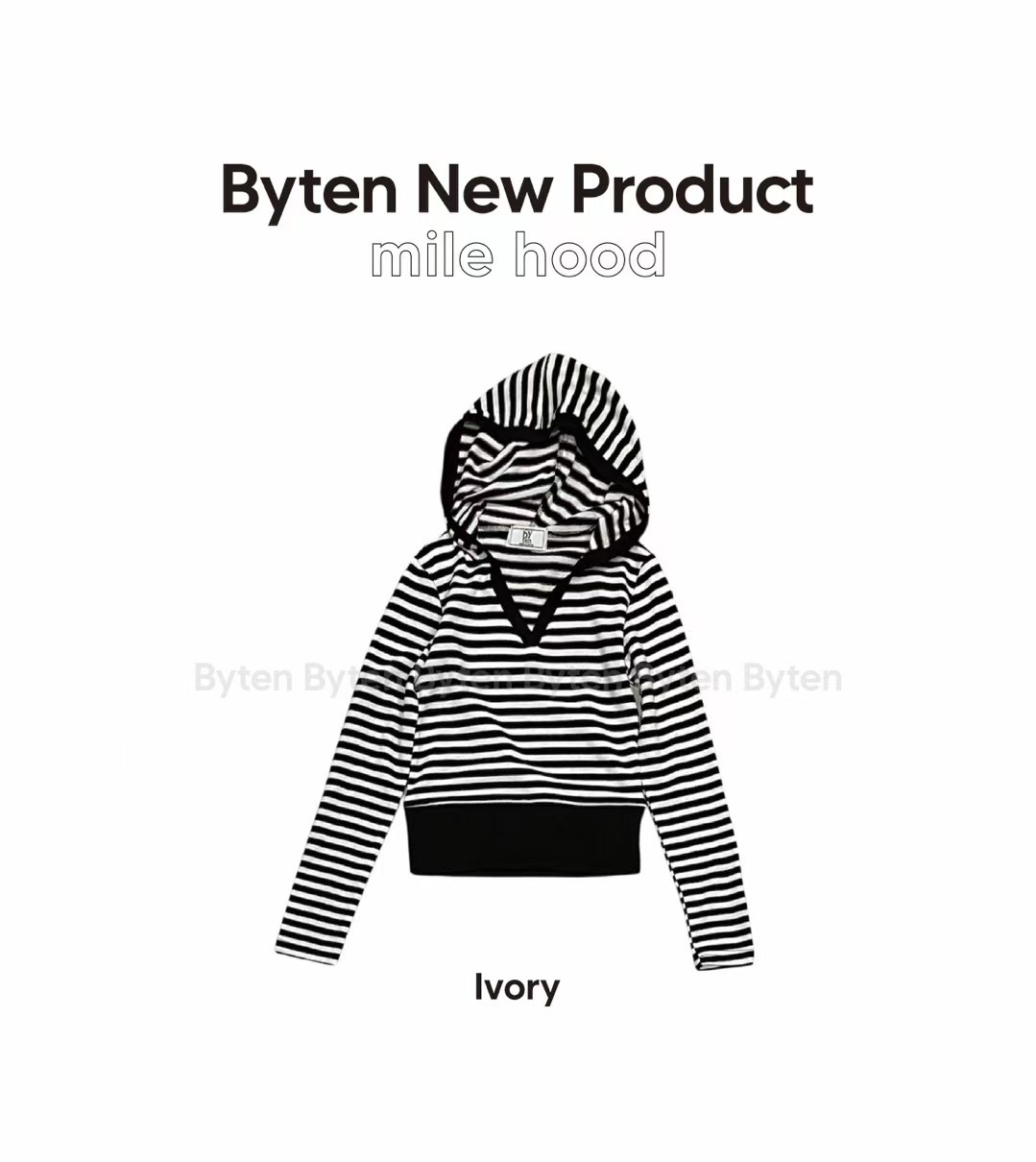 BYTEN東大門實拍女裝新款時尚推薦真品25春夏人氣休閑熱賣衛衣BYTEN衛衣圖色2