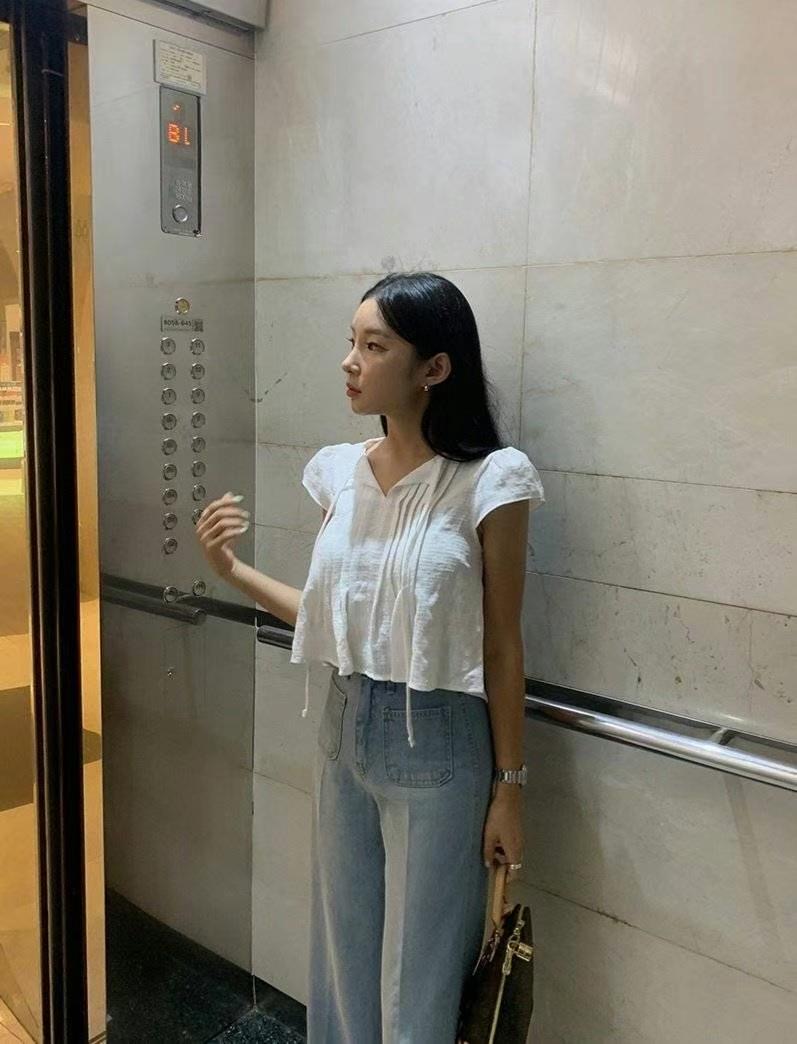 EDD東大門直郵女裝新款人氣職業休閑真品25春夏熱賣襯衫蕾絲衫EDD襯衫/蕾絲衫