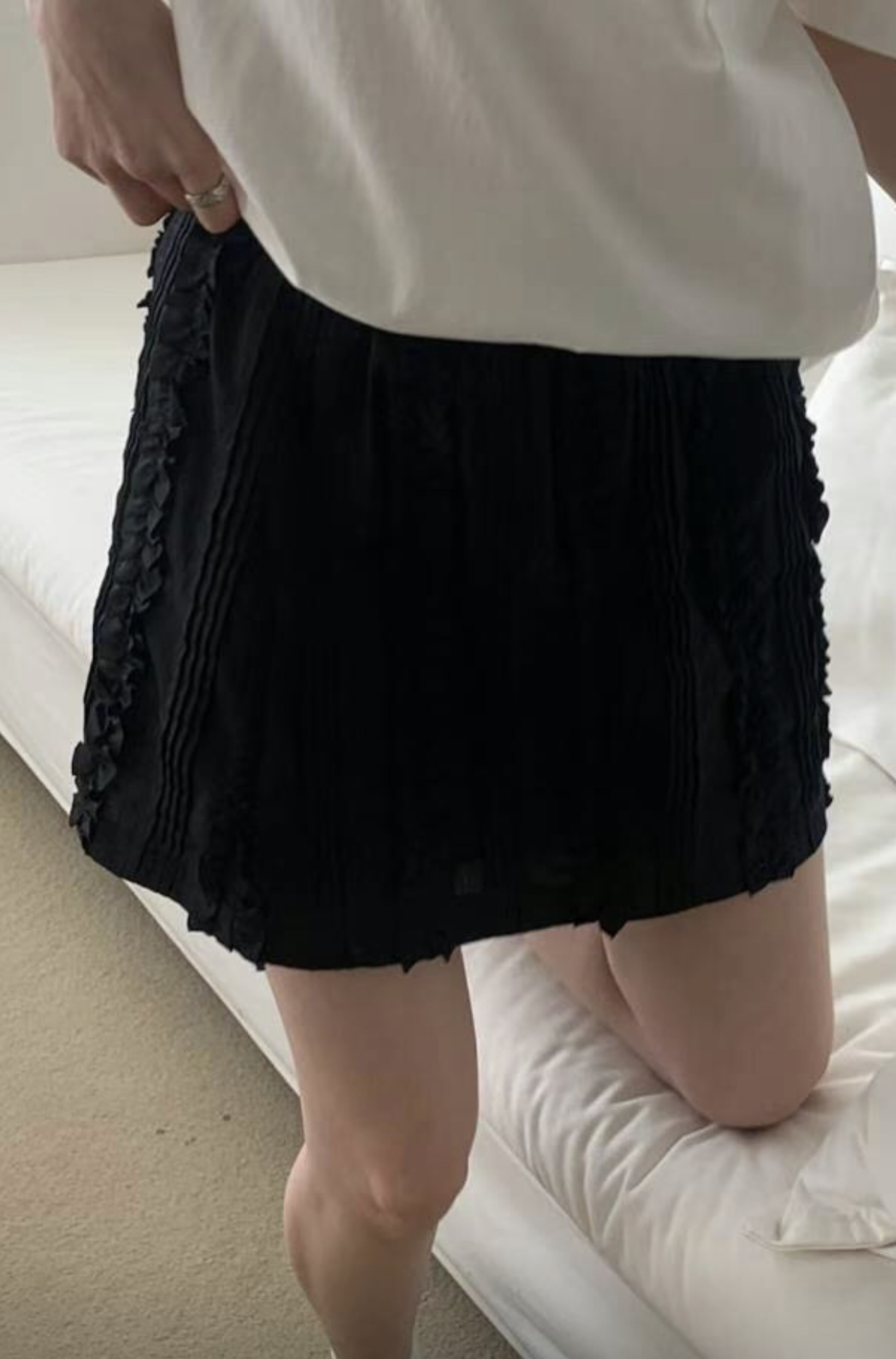 COME HERE東大門代購女士新款推薦25春夏真品時尚人氣短裙COME HERE短裙圖色2