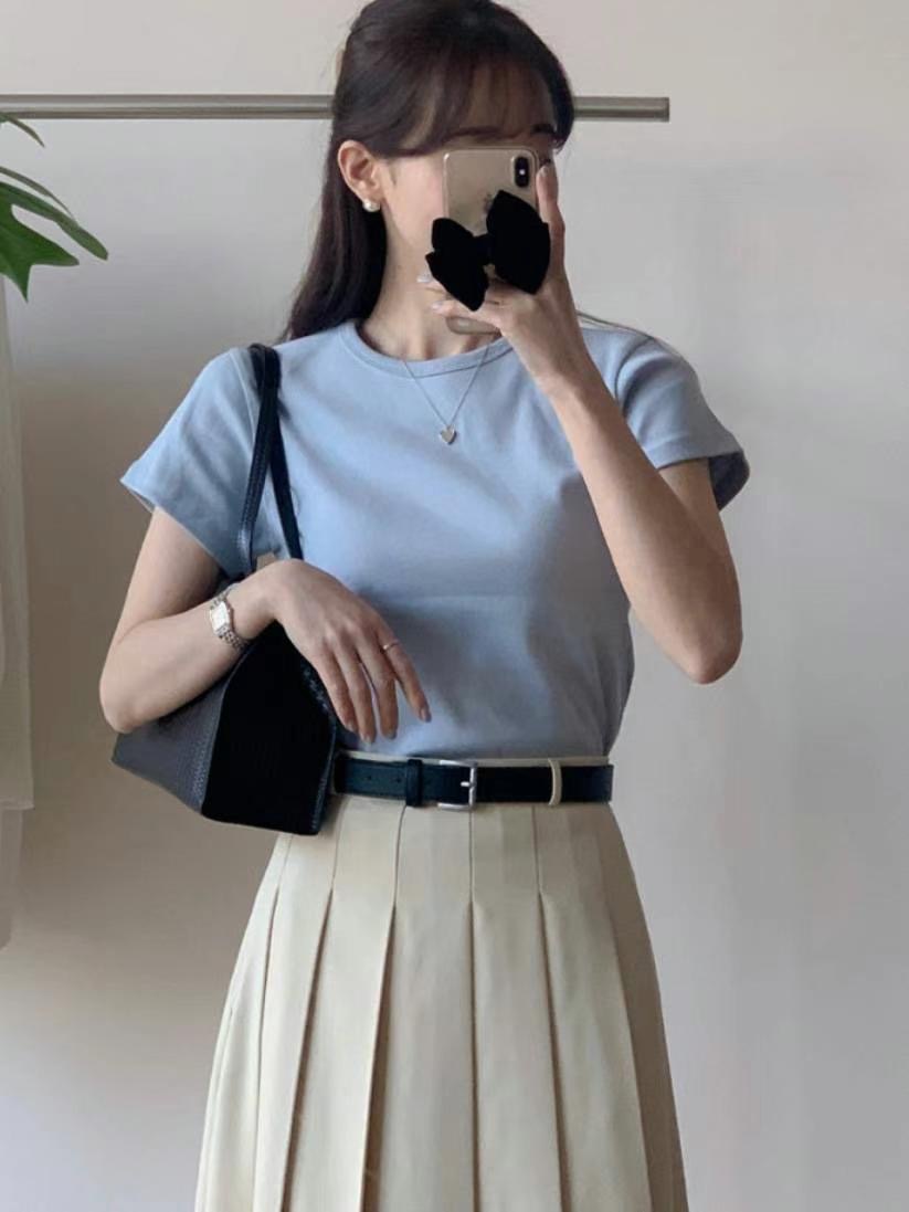 COME HERE東大門實拍女士新品推薦25春夏時尚人氣職業T恤兔子COME HERET恤