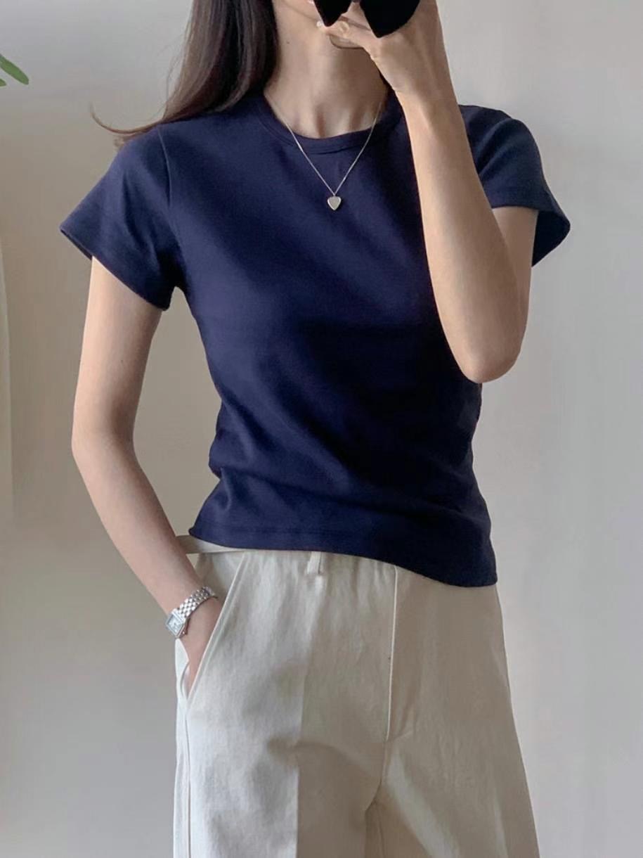 COME HERE東大門實拍女士新品推薦25春夏時尚人氣職業T恤兔子COME HERET恤圖色4