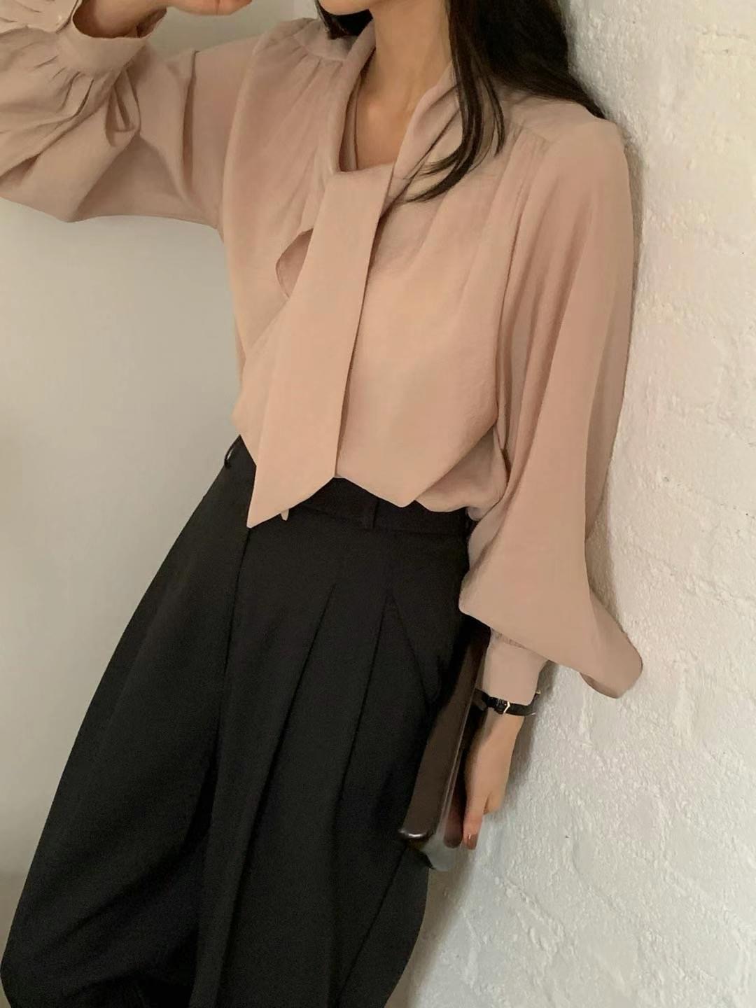 COME HERE東大門代購女士新款推薦休閑25春夏時尚襯衫蕾絲衫COME HERE襯衫/蕾絲衫