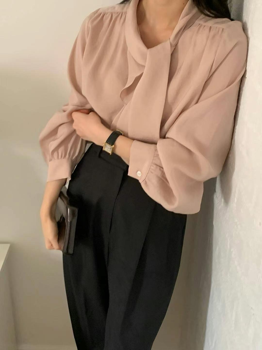 COME HERE東大門代購女士新款推薦休閑25春夏時尚襯衫蕾絲衫COME HERE襯衫/蕾絲衫