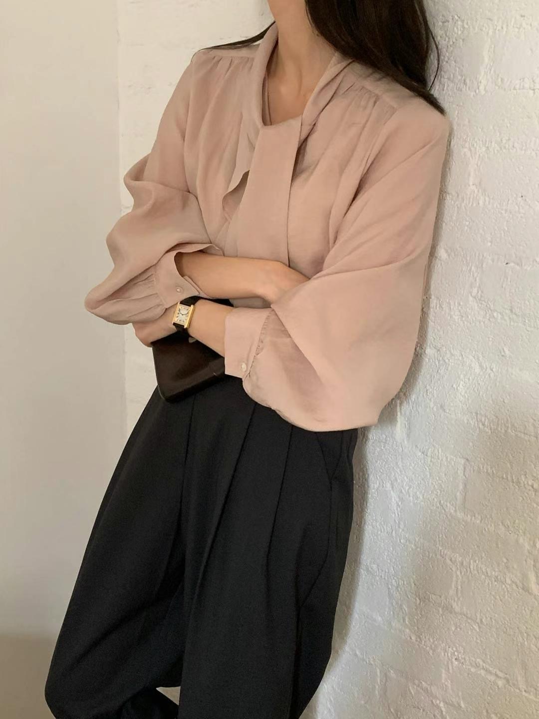 COME HERE東大門代購女士新款推薦休閑25春夏時尚襯衫蕾絲衫COME HERE襯衫/蕾絲衫