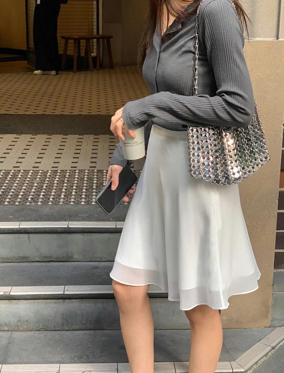COME HERE韓國直郵女士新品熱賣職業時尚人氣半身裙中短裙COME HERE半身裙/中短裙