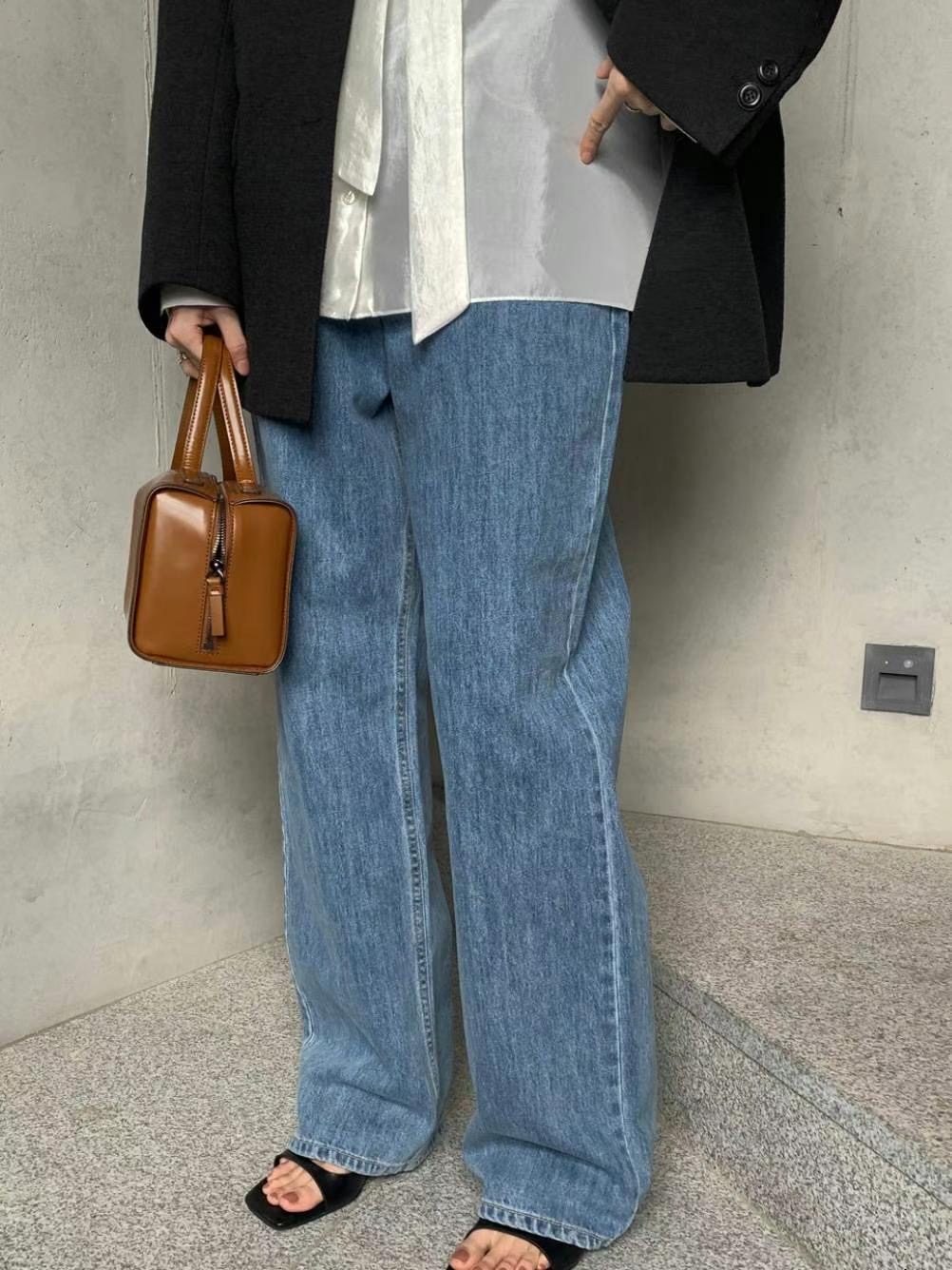 COME HERE韓國代購女裝新品職業熱賣推薦休閑時尚人氣牛仔褲COME HERE牛仔褲