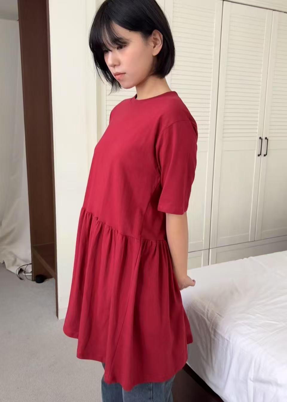 CAROLINE直郵韓國代購㊣女裝新品推薦25春夏休閑人氣連衣裙CARO_LINE連衣裙