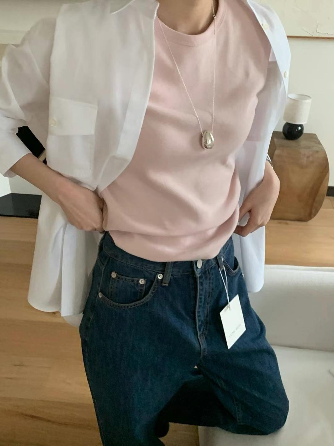 COME HERE韓國㊣直郵東大門代購女裝新款時尚休閑襯衫蕾絲衫COME HERE襯衫/蕾絲衫