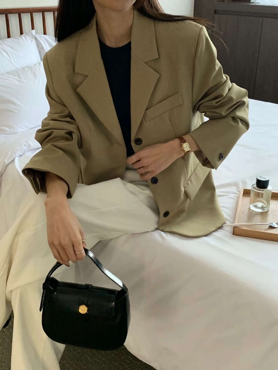 JOURNAL韓國直郵㊣東大門實拍女裝新款熱賣休閑25春夏時尚夾克JOURNAL夾克圖色2