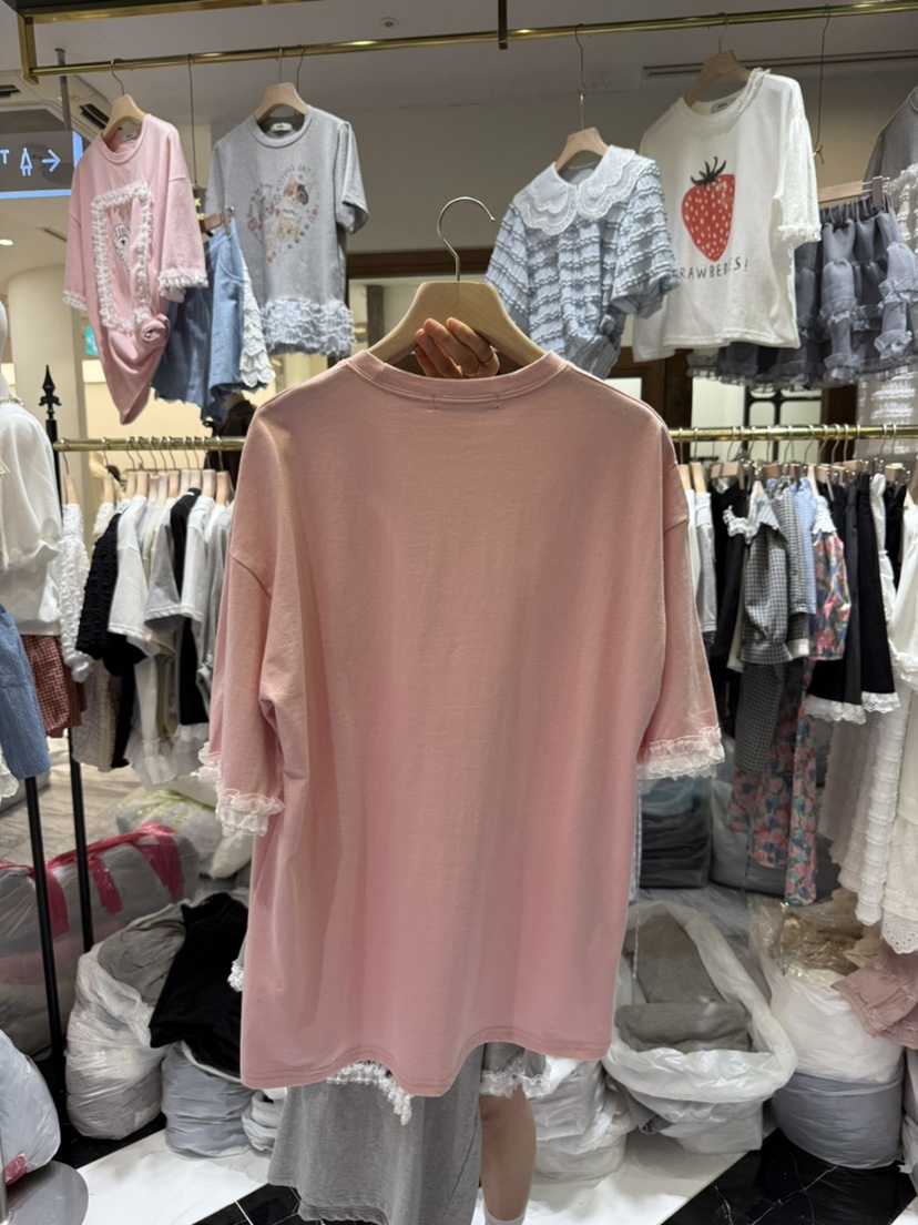 BE&amp;BE韓國㊣直郵東大門代購女裝新品推薦熱賣人氣25春夏T恤BE&beT恤