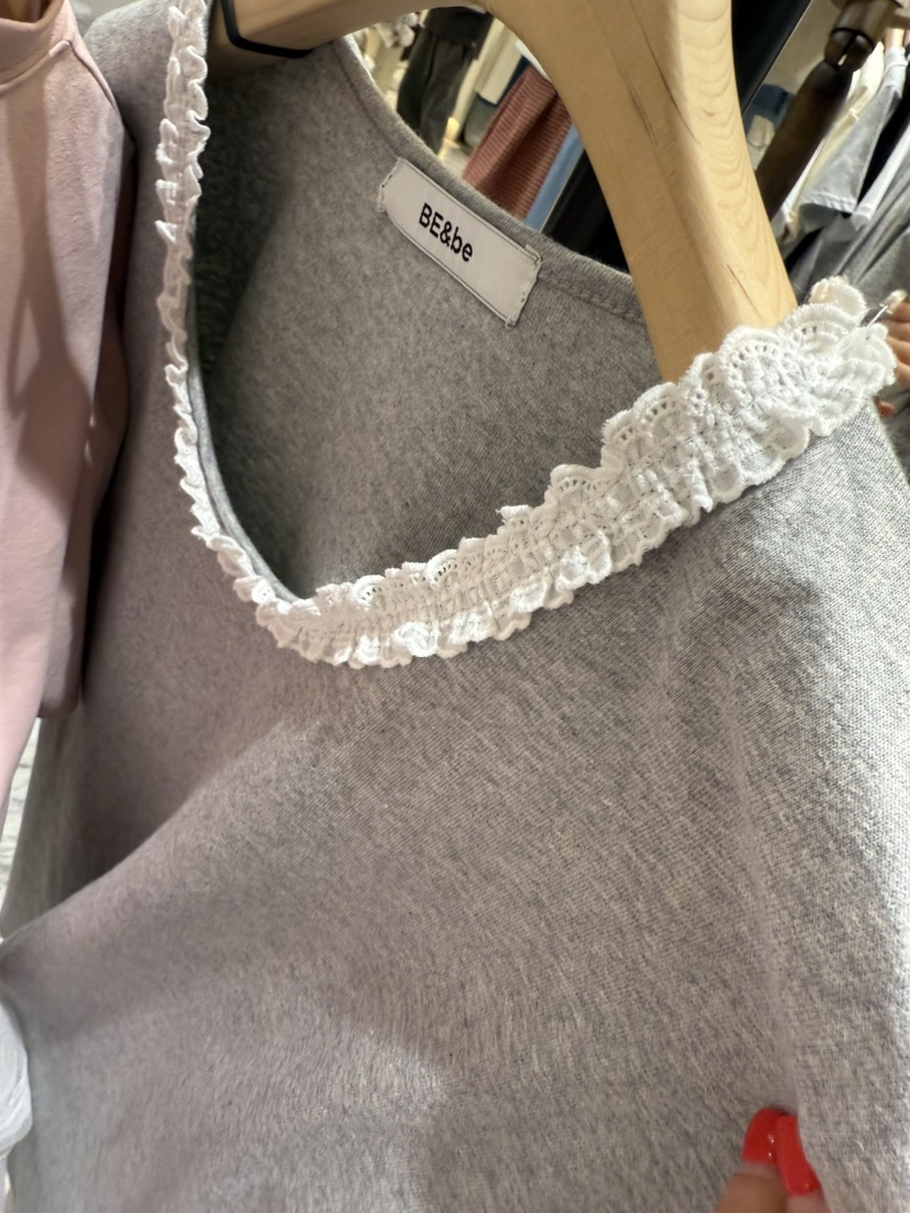 BE&BE韓國直郵㊣東大門實拍女裝新品人氣休閑時尚熱賣T恤BE&beT恤