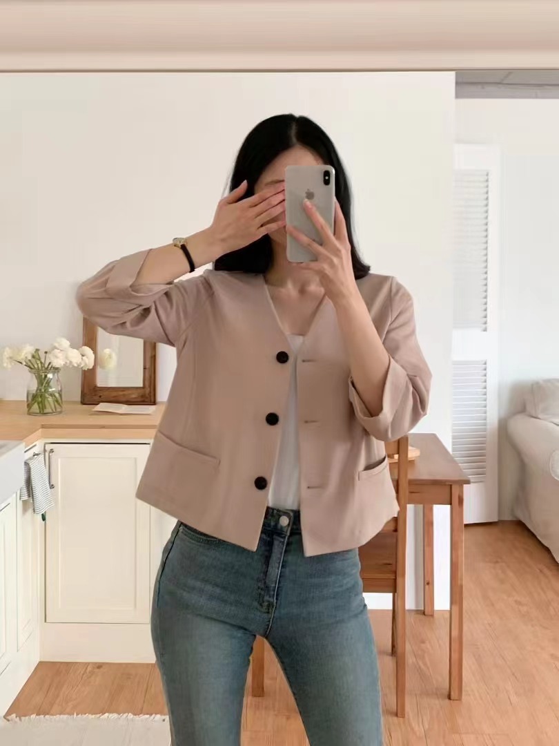 DAILY PROJECT-데일리프로젝트-T韓國直郵㊣女裝新款25春夏夾克DAILY PROJECT夾克