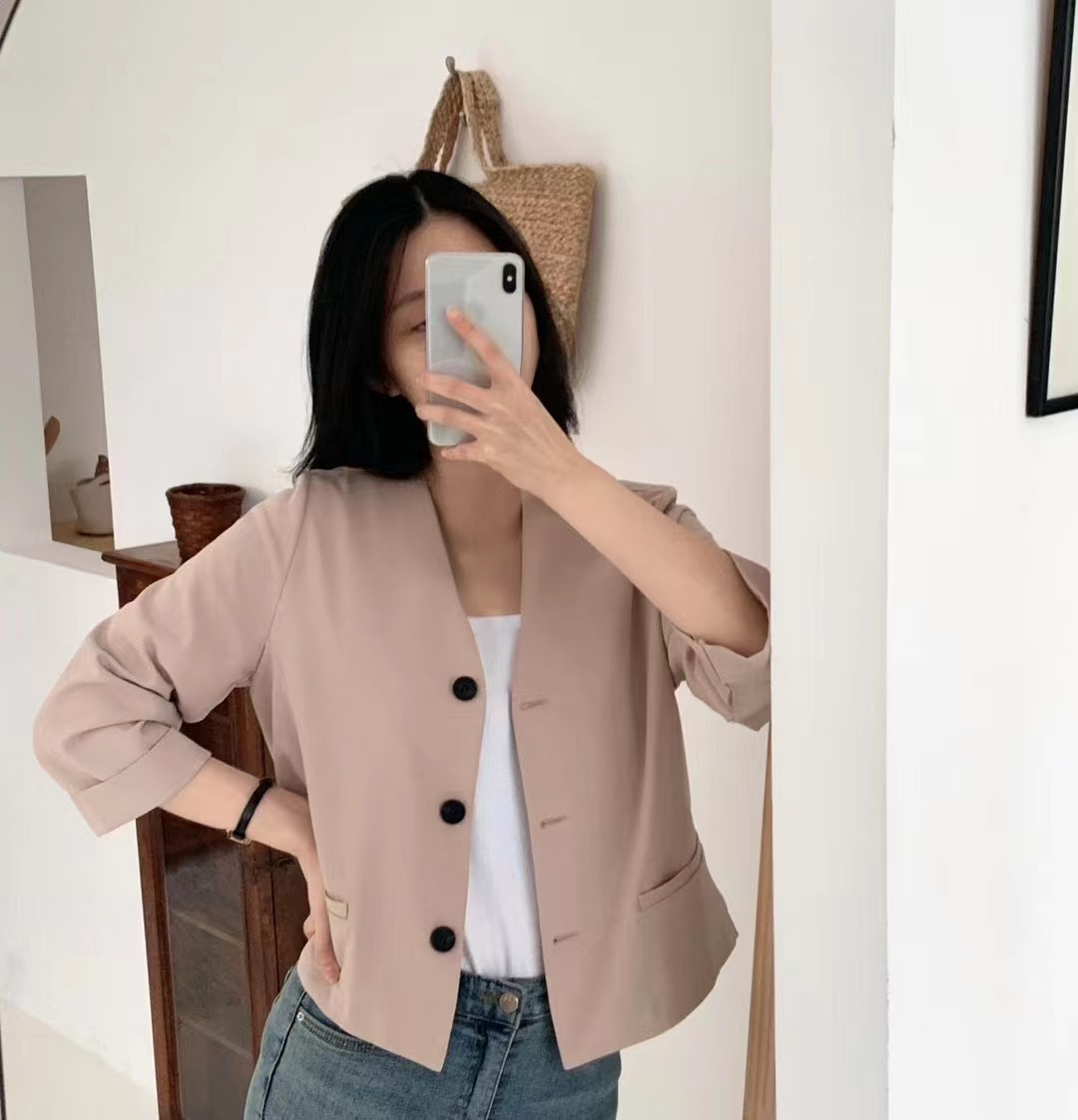 DAILY PROJECT-데일리프로젝트-T韓國直郵㊣女裝新款25春夏夾克DAILY PROJECT夾克