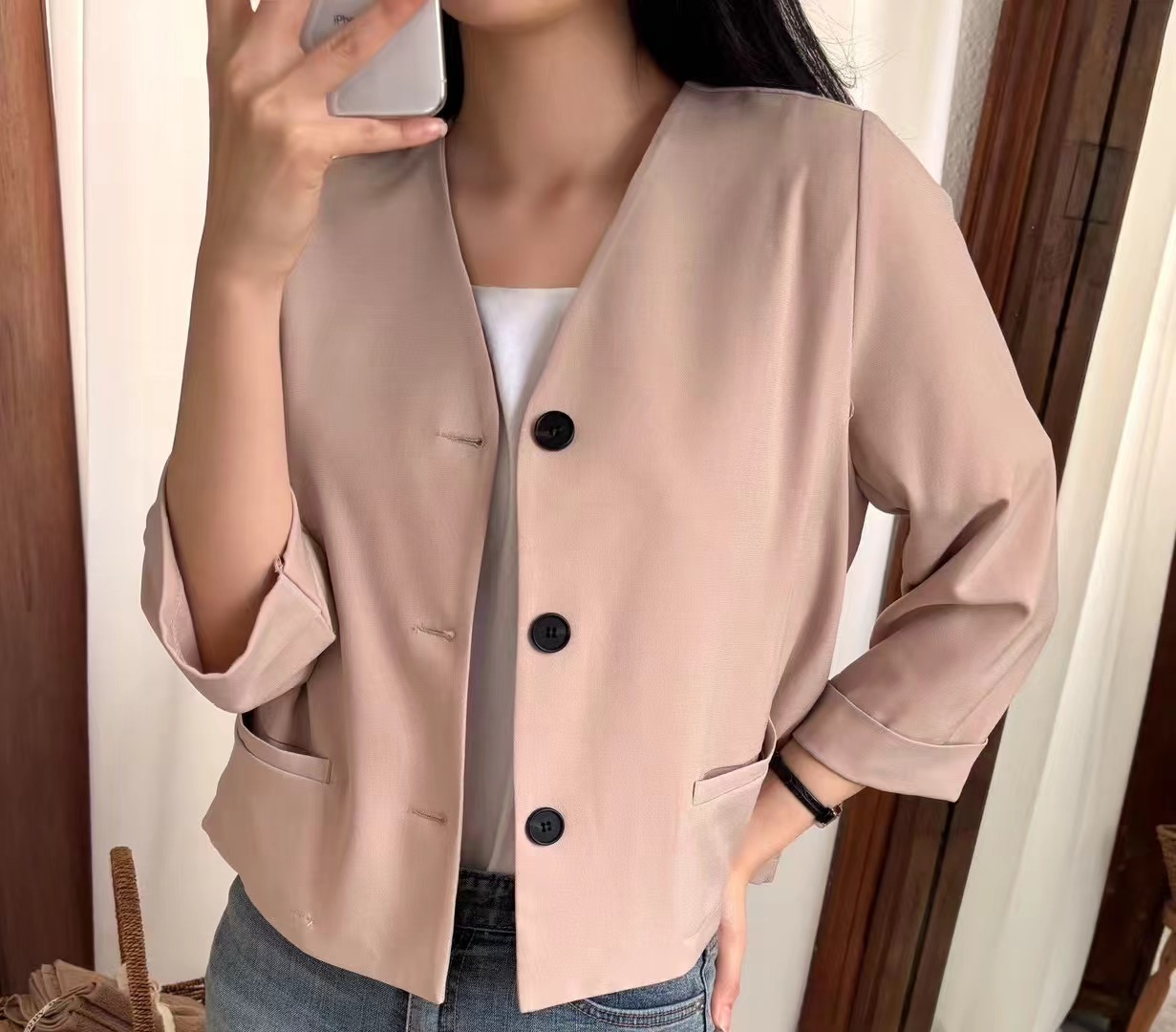 DAILY PROJECT-데일리프로젝트-T韓國直郵㊣女裝新款25春夏夾克DAILY PROJECT夾克圖色2
