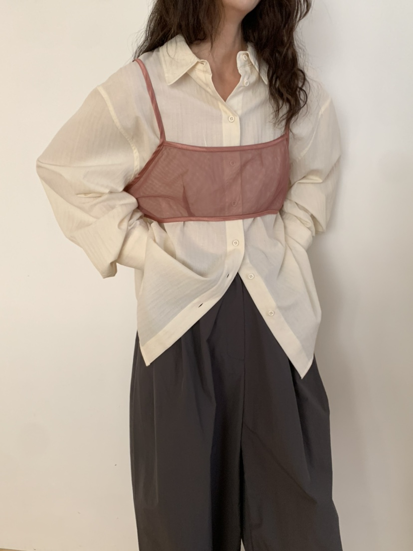OURS韓國㊣直郵東大門代購女裝新款25春夏休閑熱賣吊帶背心OURS吊帶/背心
