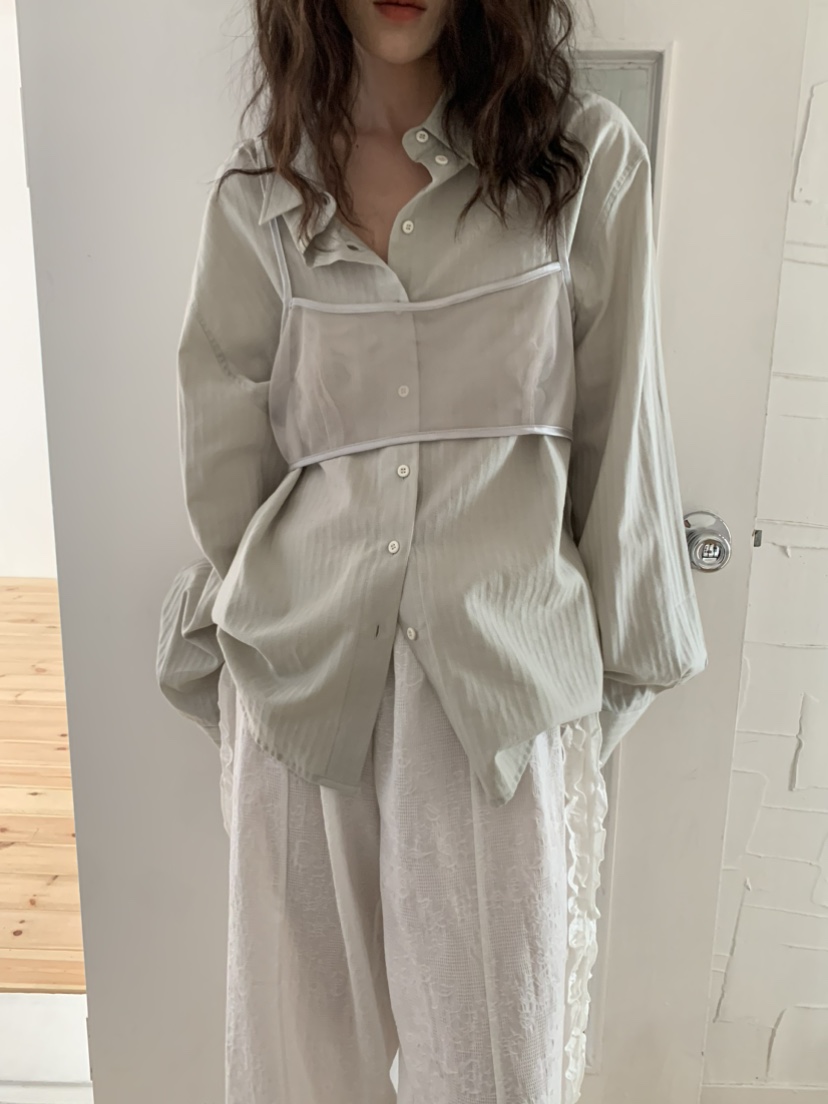 OURS韓國㊣直郵東大門代購女裝新款25春夏休閑熱賣吊帶背心OURS吊帶/背心