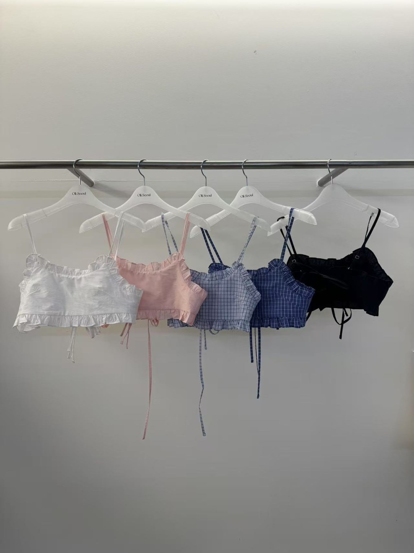 OLI SEOUL東大門實拍女士新品人氣時尚職業休閑25春夏吊帶背心OLI SEOUL吊帶/背心